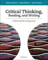 Enlarge image Cover: Critical Thinking, Reading and Writing - Bedford Books