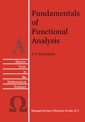 Cover: Fundamentals of Functional Analysis - Springer