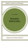 Cover: Semantic Indexicality - Kluwer Academic Publishers