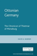 Cover: Ottonian Germany - Manchester University Press