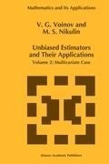 Cover: Unbiased Estimators and their Applications - Kluwer Academic Publishers