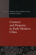 Cover: Contract and Property in Early Modern China - Stanford University Press