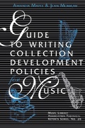 Cover: Guide to Writing Collection Development Policies for Music - Scarecrow Press