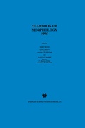 Cover: Yearbook of Morphology 1995 - Springer
