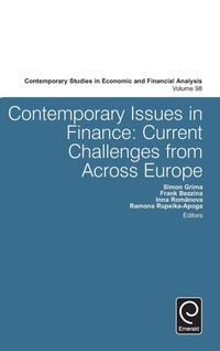 Enlarge image Cover: Contemporary Issues in Finance - Emerald Group Publishing Limited
