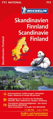 Abbildung von: Michelin Skandinavien - Finnland - Michelin Editions des Voyages