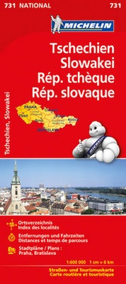 Abbildung von: Michelin Tschechien - Slowakei - Michelin Editions des Voyages