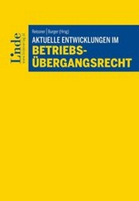 Abbildung von: Aktuelle Entwicklungen im Betriebsübergangsrecht - Linde