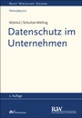 Cover: Datenschutz im Unternehmen - Fachmedien Recht und Wirtschaft