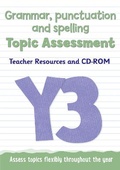 Cover: Year 3 Grammar, Punctuation and Spelling Topic Assessment - Keen Kite Books