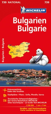 Abbildung von: Michelin Bulgarien - Michelin Editions des Voyages