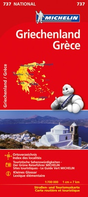Abbildung von: Michelin Griechenland - Michelin Editions des Voyages