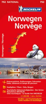 Abbildung von: Michelin Norwegen - Michelin Editions des Voyages