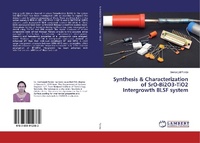 Abbildung von: Synthesis & Characterization of SrO-Bi2O3-TiO2 Intergrowth BLSF system - LAP Lambert Academic Publishing