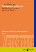 Cover: Mempsimoirie und Avaritia - D&uuml;hrkohp & Radicke