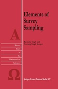 Cover: Elements of Survey Sampling - Springer
