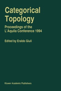 Abbildung von: Categorical Topology - Kluwer Academic Publishers