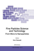 Cover: Fine Particles Science and Technology - Springer