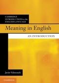 Cover: Meaning in English - Cambridge University Press