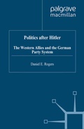 Cover: Politics after Hitler - Palgrave Macmillan