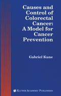 Cover: Causes and Control of Colorectal Cancer - Springer