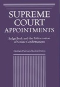 Cover: Supreme Court Appointments - Southern Illinois University Press