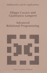 Enlarge image Cover: Advanced Relational Programming - Springer