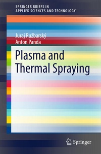 Enlarge image Cover: Plasma and Thermal Spraying - Springer