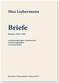 Cover: Max Liebermann: Briefe / Max Liebermann: Briefe - Deutscher Wissenschaftsverlag