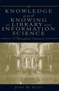 Cover: Knowledge and Knowing in Library and Information Science - Scarecrow Press