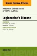 Cover: Legionnaire's Disease, An Issue of Infectious Disease Clinics of North America: Volume 31-1 - Elsevier