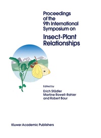 Enlarge image Cover: Proceedings of the 9th International Symposium on Insect-Plant Relationships - Springer