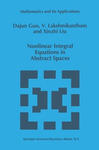 Enlarge image Cover: Nonlinear Integral Equations in Abstract Spaces - Springer