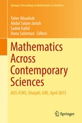 Cover: Mathematics Across Contemporary Sciences - Springer