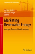 Cover: Marketing Renewable Energy - Springer