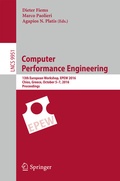 Cover: Computer Performance Engineering - Springer