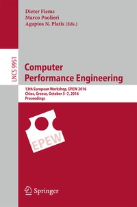Enlarge image Cover: Computer Performance Engineering - Springer