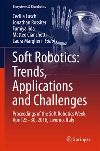 Enlarge image Cover: Soft Robotics: Trends, Applications and Challenges - Springer