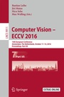 Cover: Computer Vision - ECCV 2016 - Springer