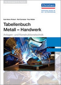 Enlarge image Cover: Tabellenbuch Metall - Handwerk - Christiani, Paul