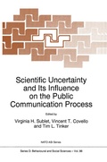 Cover: Scientific Uncertainty and Its Influence on the Public Communication Process - Kluwer Academic Publishers