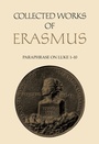 Cover: Collected Works of Erasmus - University of Toronto Press
