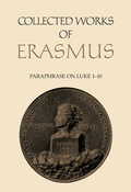 Cover: Collected Works of Erasmus - University of Toronto Press
