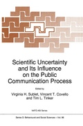 Cover: Scientific Uncertainty and Its Influence on the Public Communication Process - Springer