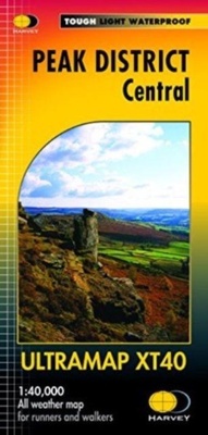 Abbildung von: Peak District Central Ultramap - Harvey Map Services Ltd