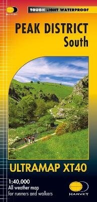 Abbildung von: Peak District South Ultramap - Harvey Map Services Ltd