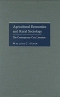 Cover: Agricultural Economics and Rural Sociology - Cornell University Press