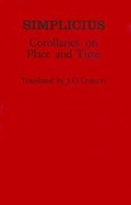 Cover: Corollaries on Place and Time - Cornell University Press