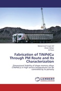 Cover: Fabrication of TiNiPdCu Through PM Route and Its Characterization - LAP Lambert Academic Publishing