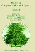 Cover: Studies in Comparative Germanic Syntax - Kluwer Academic Publishers